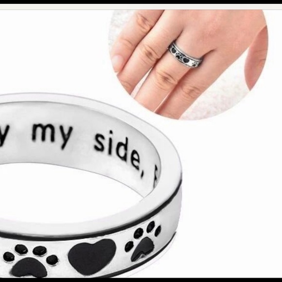 Unisex Animal Lovers Stainless Steel Ring size 9 - Picture 4 of 5